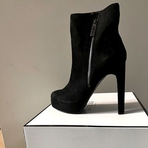 Size 10, Guess, heel boots, never worn